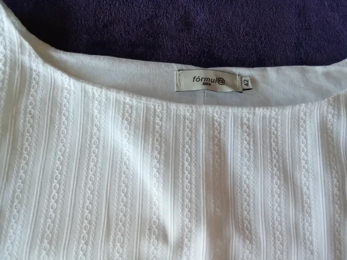 Robe blanche élégante taille 42 - photo numéro 3