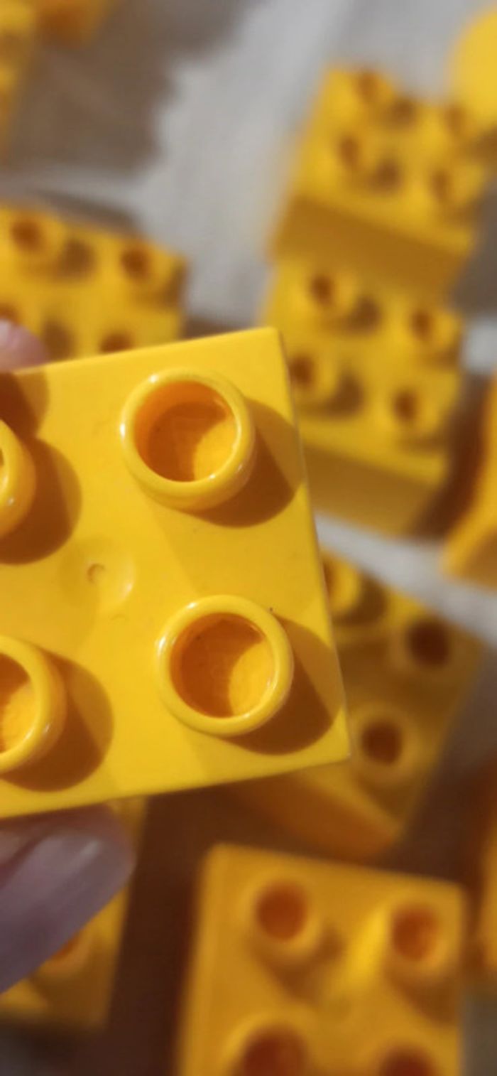 Briques jaune de construction lego duplo - photo numéro 13