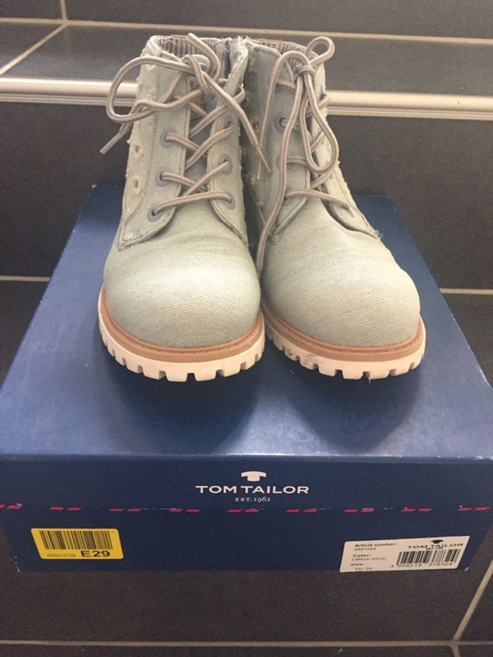 Chaussures bleu clair Tom Tailor Taille 38 - photo numéro 2
