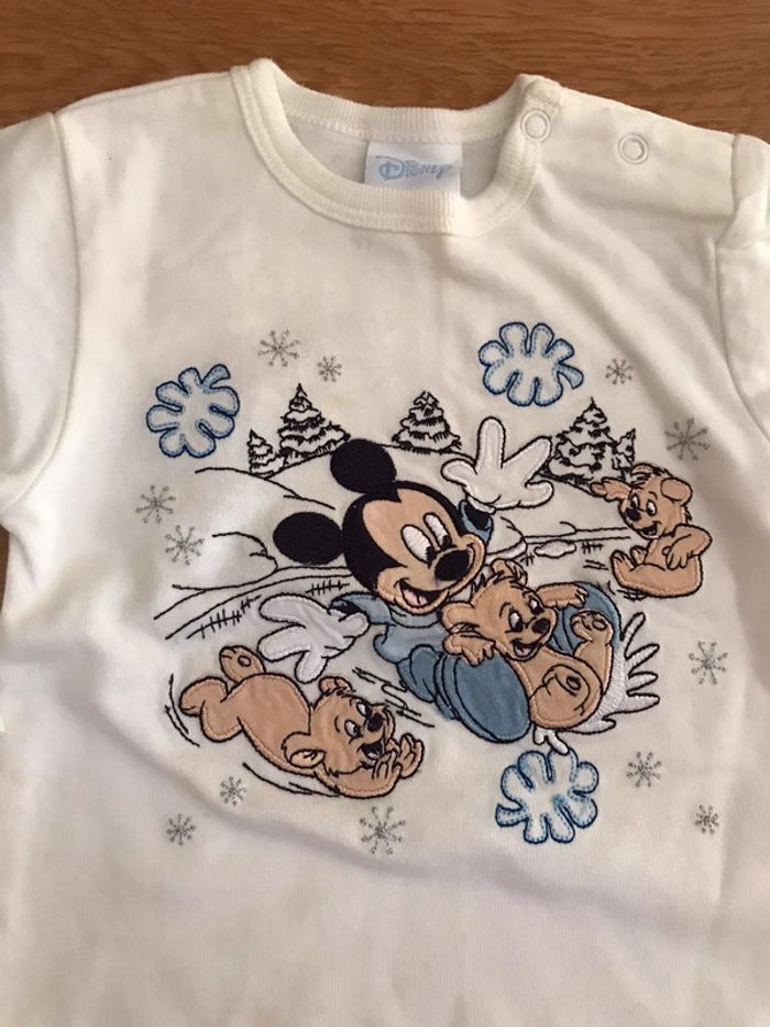Sweat Disney Mickey 6 mois - photo numéro 2