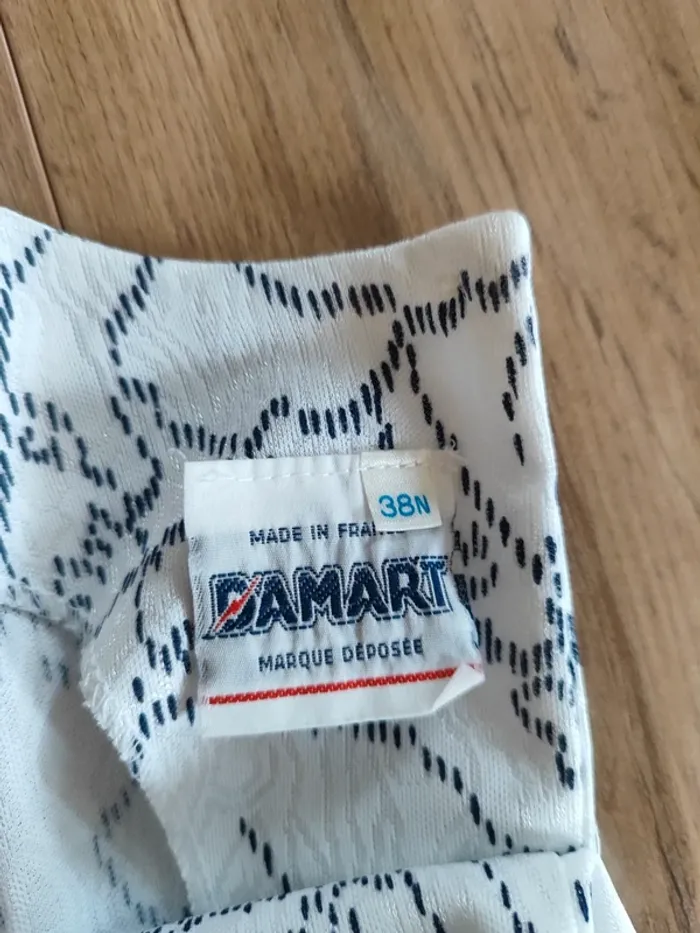 T-shirt Damart blanc, taille 38 - photo numéro 5