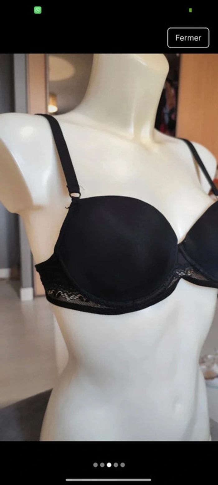 Soutien gorge noir 85B - DIM - photo numéro 3