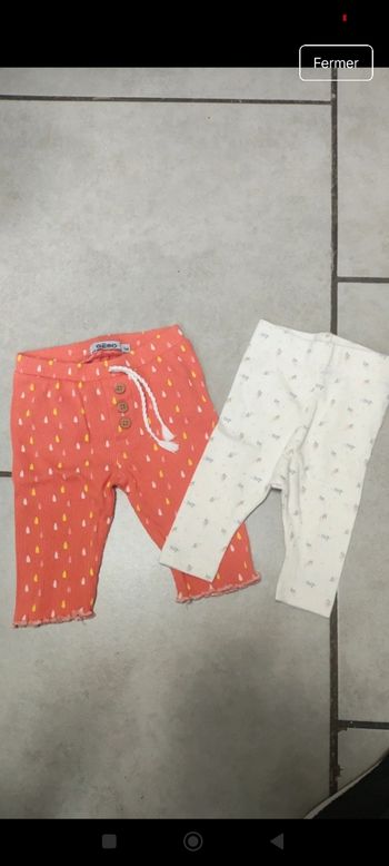 Lot de deux leggings