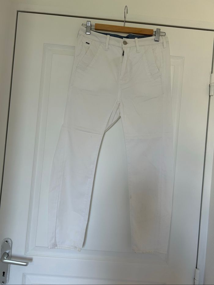 Chino blanc G-Star –Très bon état - photo numéro 2