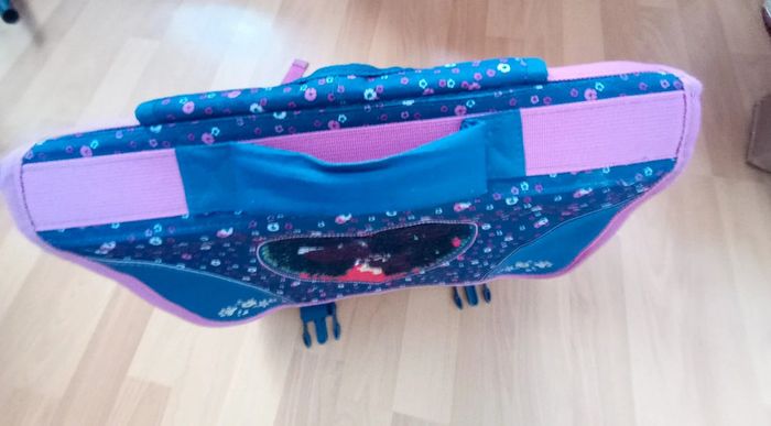Cartable bleu et rose - photo numéro 7