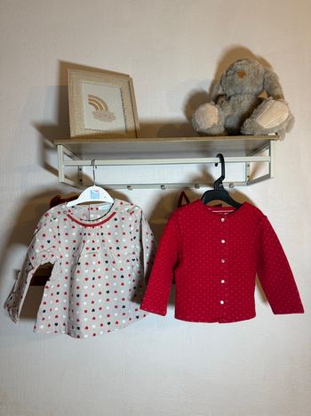Blouse & gilet fille • 12 mois 