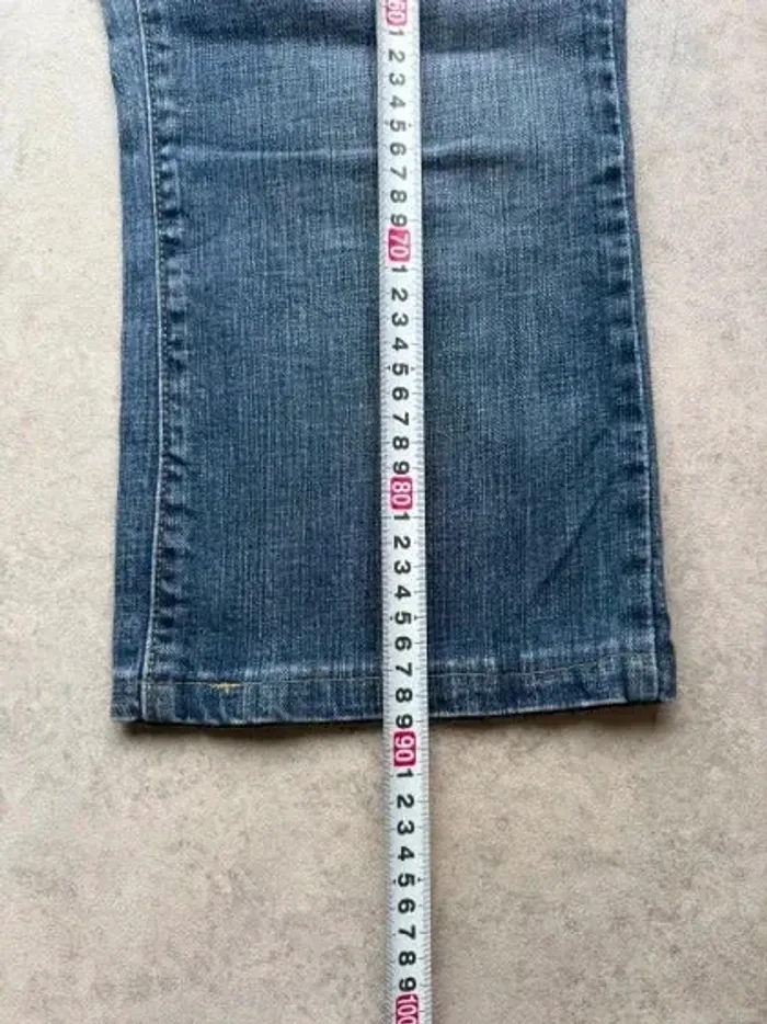Jeans Levi's 529 W32 FR42 coupe droite bleu Femme Women pan562b - photo numéro 4