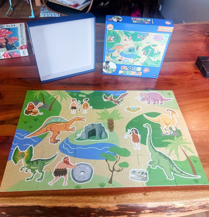 Grand puzzles dinosaures
