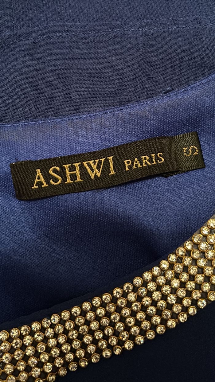 Robe bleu longue cérémonie Ashwi T36 - photo numéro 5