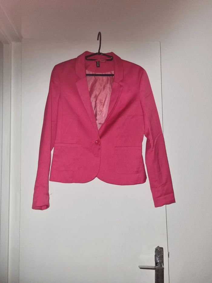 Blazer rose femme