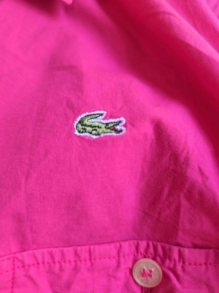 Chemisette Lacoste rose femme Taille 38 - photo numéro 11