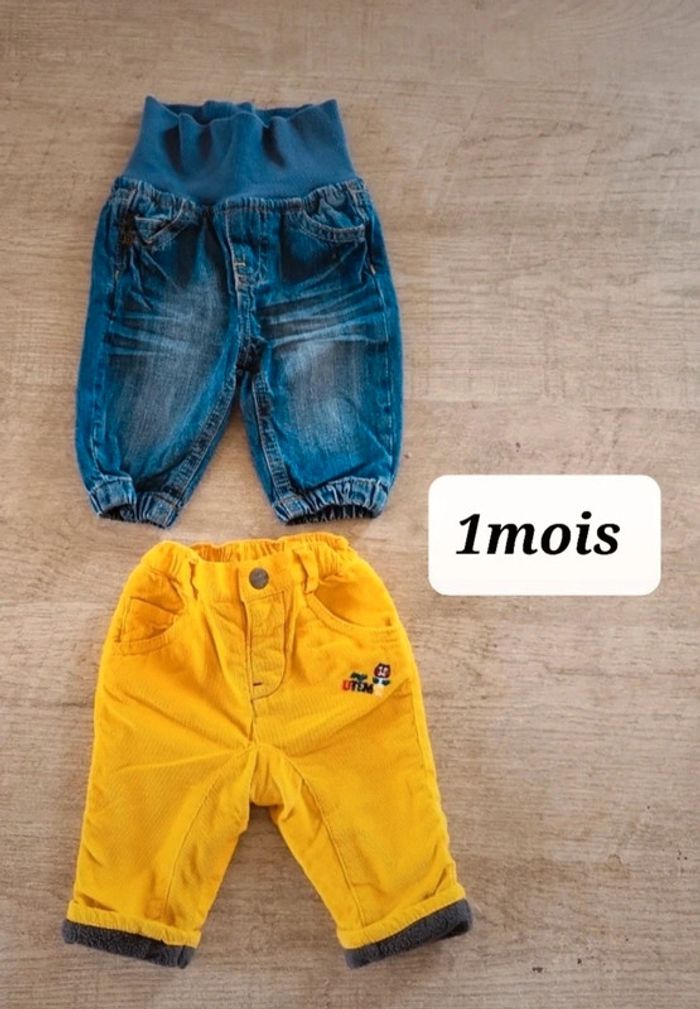 Pantalons bébé 1mois