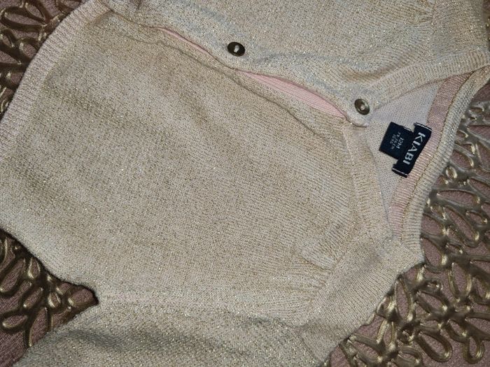 Gilet court doré sergent major 12 mois - photo numéro 3