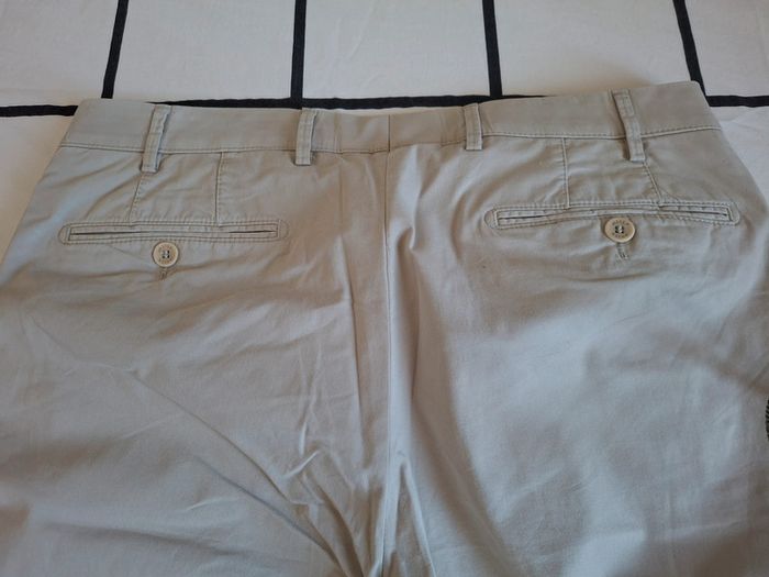 pantalon MEYER mastic superbe coton taille 52 taille petit verifiez vos mesures pas de retour - photo numéro 4