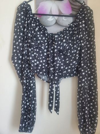 Blouse courte manche longue