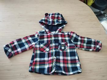 chemise à carreaux épaisse 3 mois - sergent major