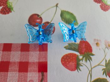 MOYENNE PINCE PAPILLONS 🦋 🦋 BLEU TURQUOISE