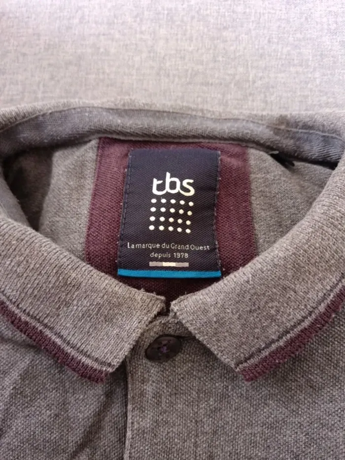 C59 polo gris TBS XL - photo numéro 3