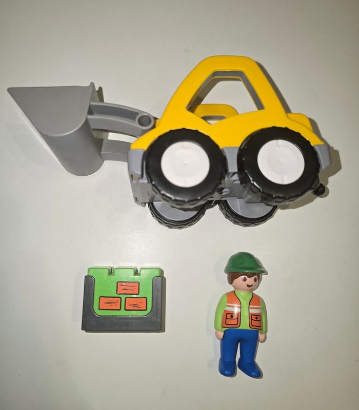 123 playmobil lot de 2 véhicules de travaux complets - photo numéro 4