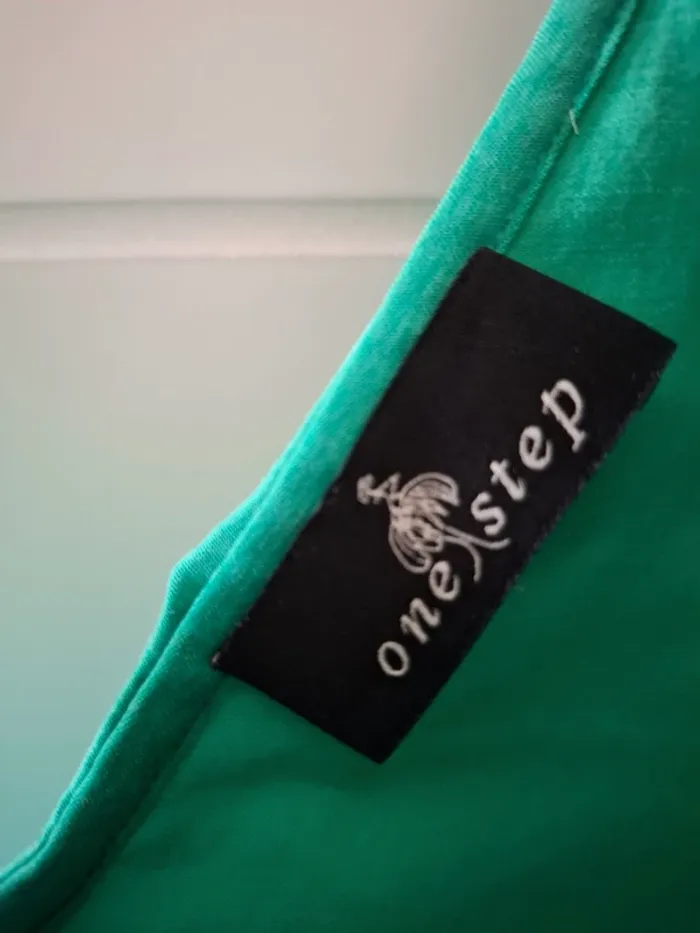 Robe One Step verte émeraude - Taille 34 - Cupro & Coton 👗 - photo numéro 8