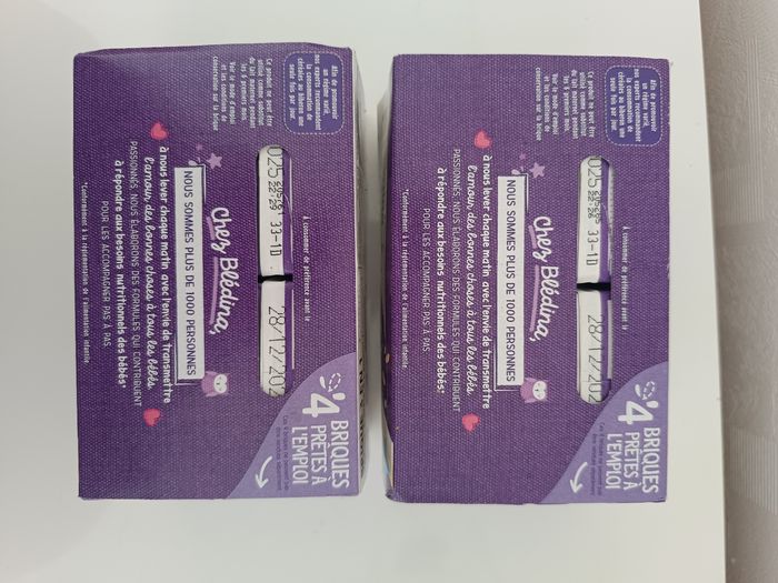 Lot de 2 x 4 Blediner aux légumes verts - photo numéro 2