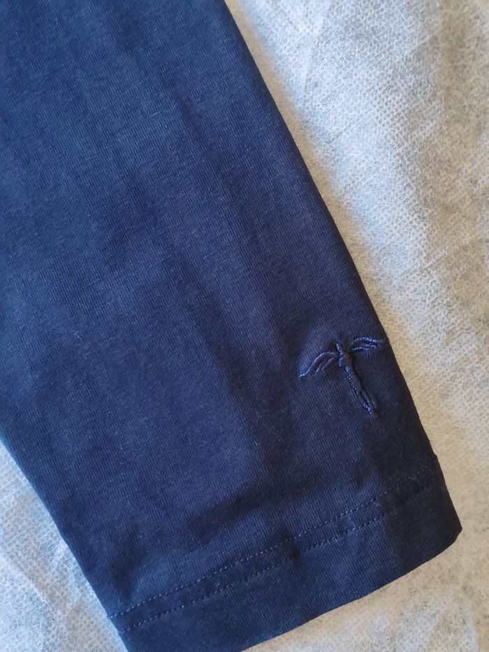 Tee shirt bleu marine manche longue Izac Taille S - photo numéro 8