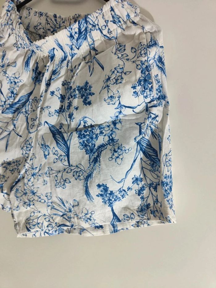 Esmara 36 Short Floral Bleu Ciel - photo numéro 9