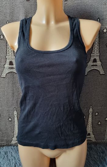 Débardeur noir taille M