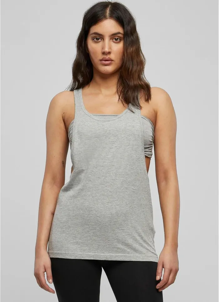 Débardeur ample gris femme Taille L Neuf