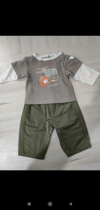 Ensemble pantalon pull fin 3 mois Petite merveille