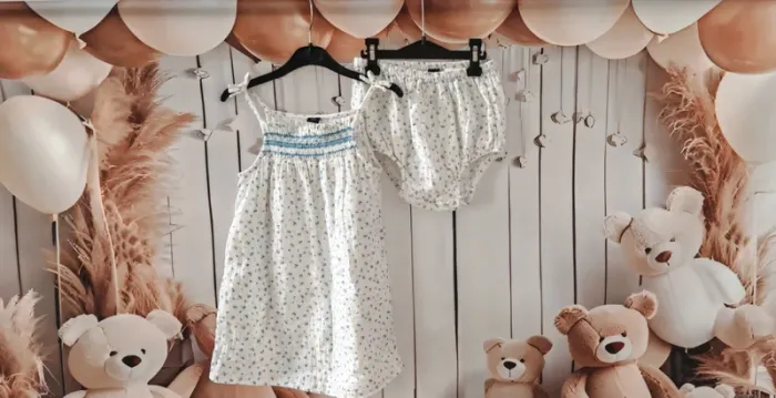 Robe fleurie & culotte assortie Kiabi – 36 mois 🌸 Fille