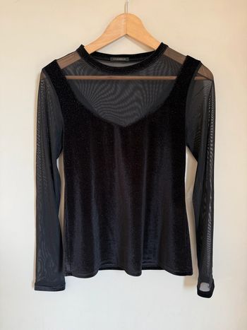 Top velours resille JJ Garella