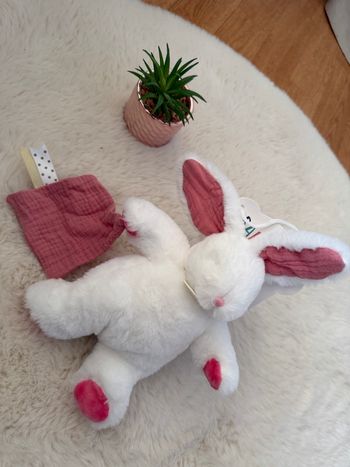 Doudou lapin neuf 
