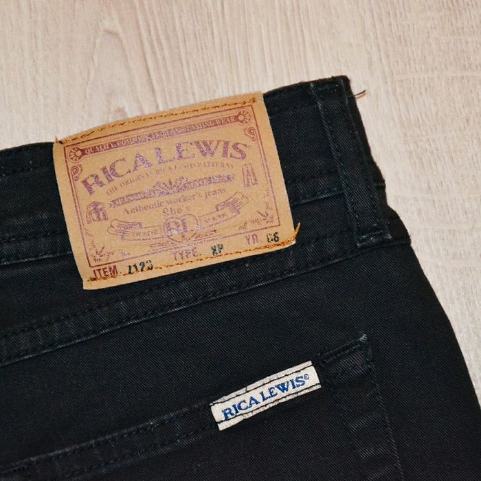 Rica Lewis Princess Wide Regular Jeans Droit Noir Exclusive Vintage Femme (Taille 44) - photo numéro 10