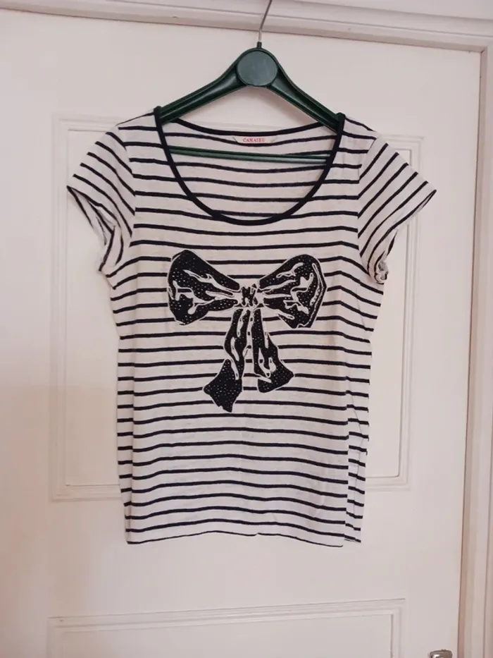 Tee-shirt marrin Camaïeu