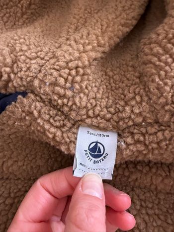 Manteau parka Camel 5 ans petit bateau 
