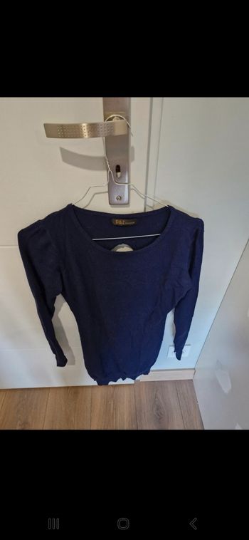 Robe pull bleue marine