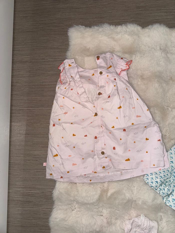 Lot 3 magnifiques robe été 6 mois - photo numéro 4