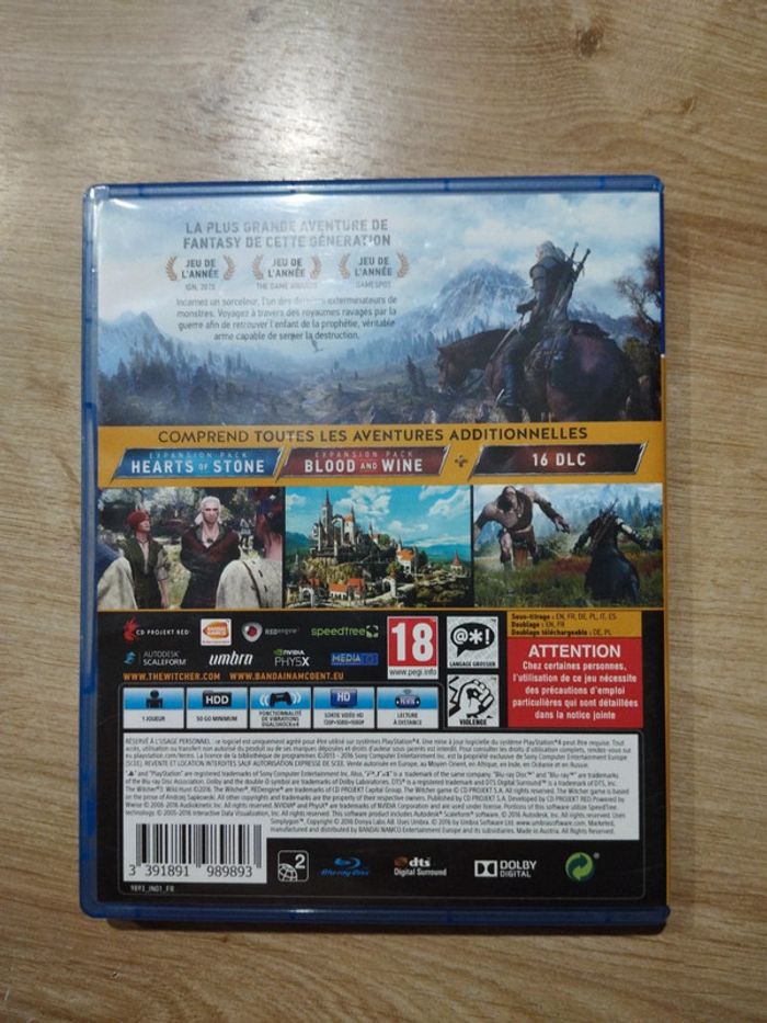 The witcher 3 ps4 - photo numéro 2