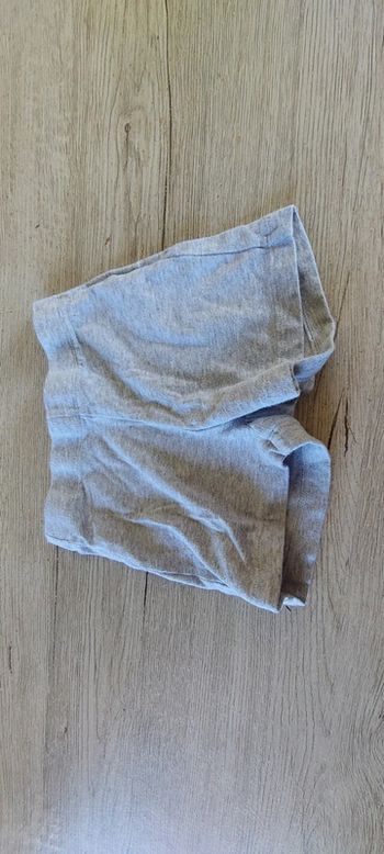 Short cycliste court, gris, Tex, 3/4 ans