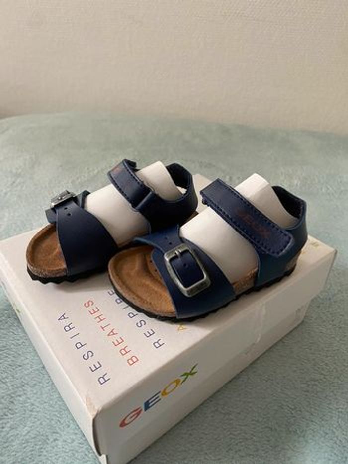 Sandales Geox bébé cuir taille 20 - photo numéro 6