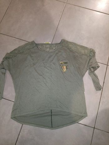 Blouse kaki armée femme M
