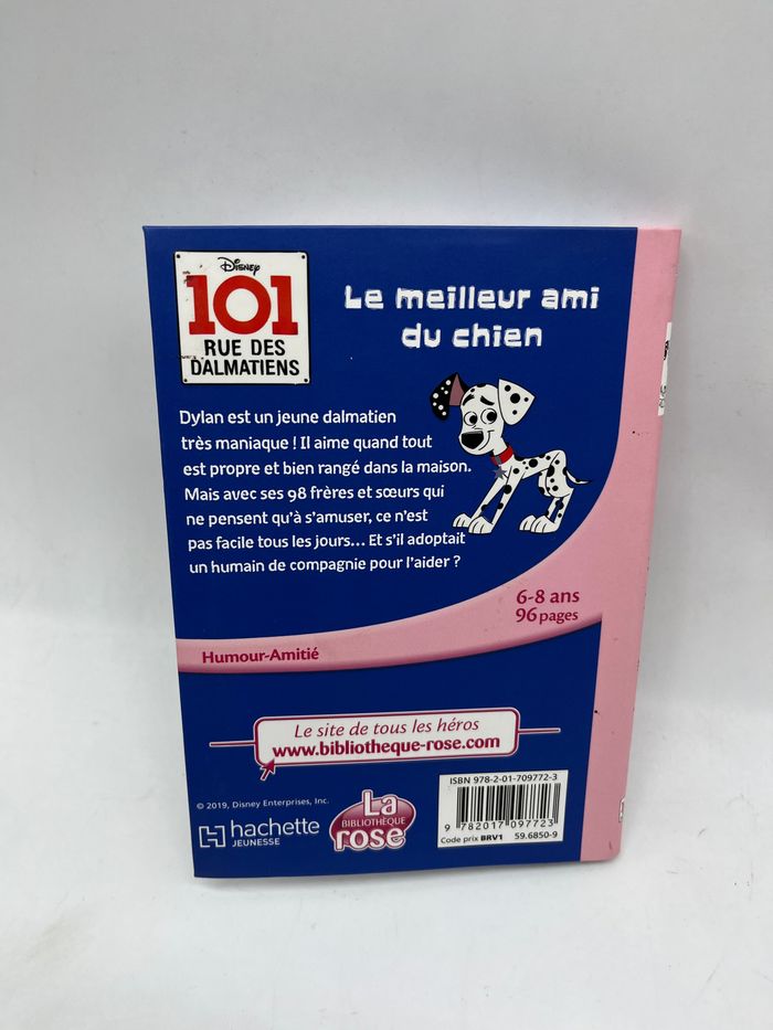 Livre histoire Ma bibliothèque rose Mes premières lectures Disney Les 101 dalmatiens rue des dalmatiens Neuf - photo numéro 4