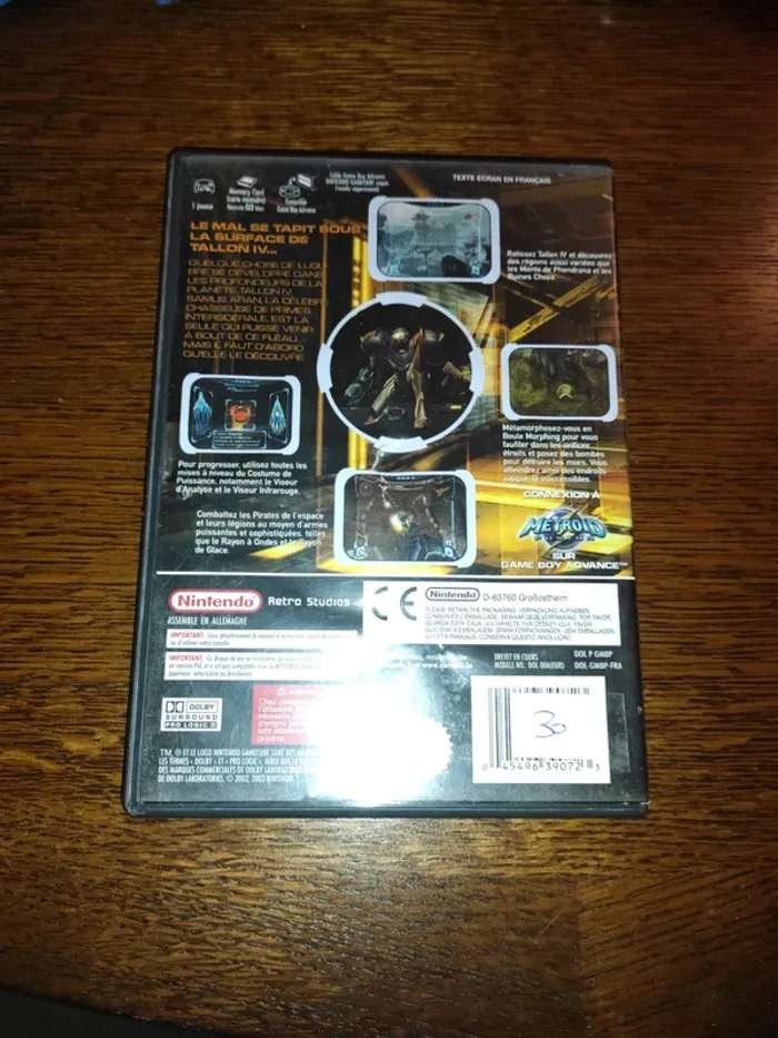 Metroid nintendo GameCube - photo numéro 2