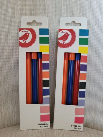 Lot 6 stylos gel neufs