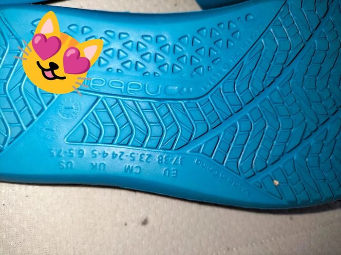 Claquettes bleu nabaiji 37 - photo numéro 3