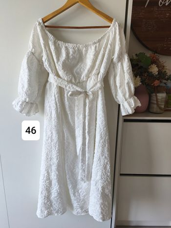 Robe longue texturée