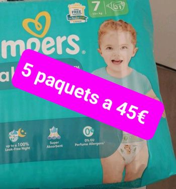 Pampers taille 7
