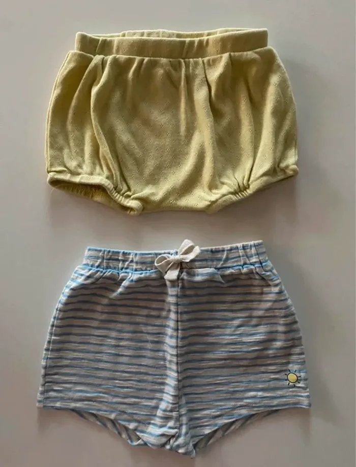 2 shorts 9 mois