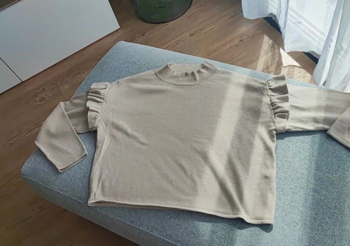 Pull beige Mango fille 12 ans. - photo numéro 4